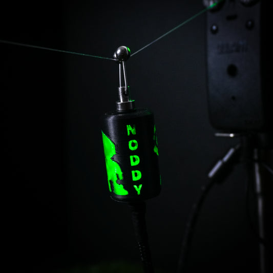 LED Powered Flashing Black Noddy Carp Fishing Bobbin