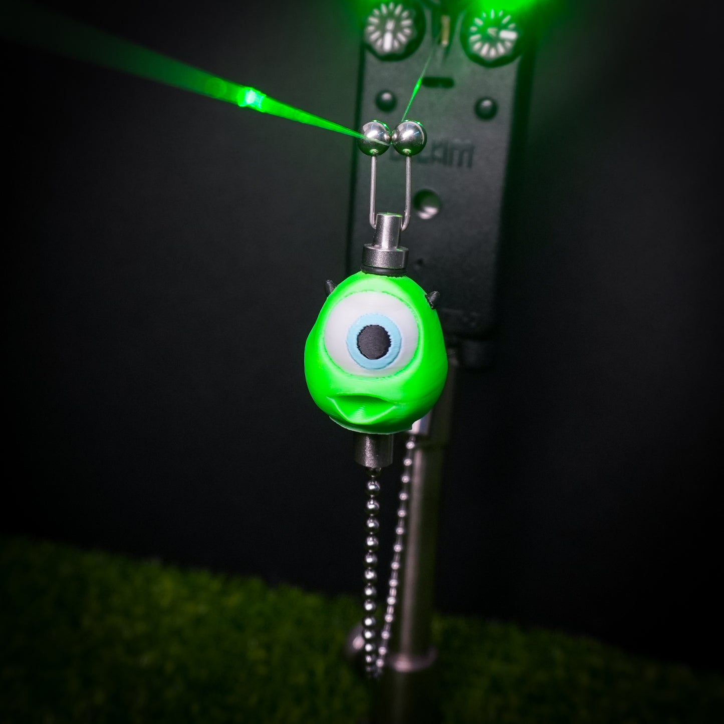 Custom Mike Wazowski Fishing Bobbins Metal Clips Bite Indicators