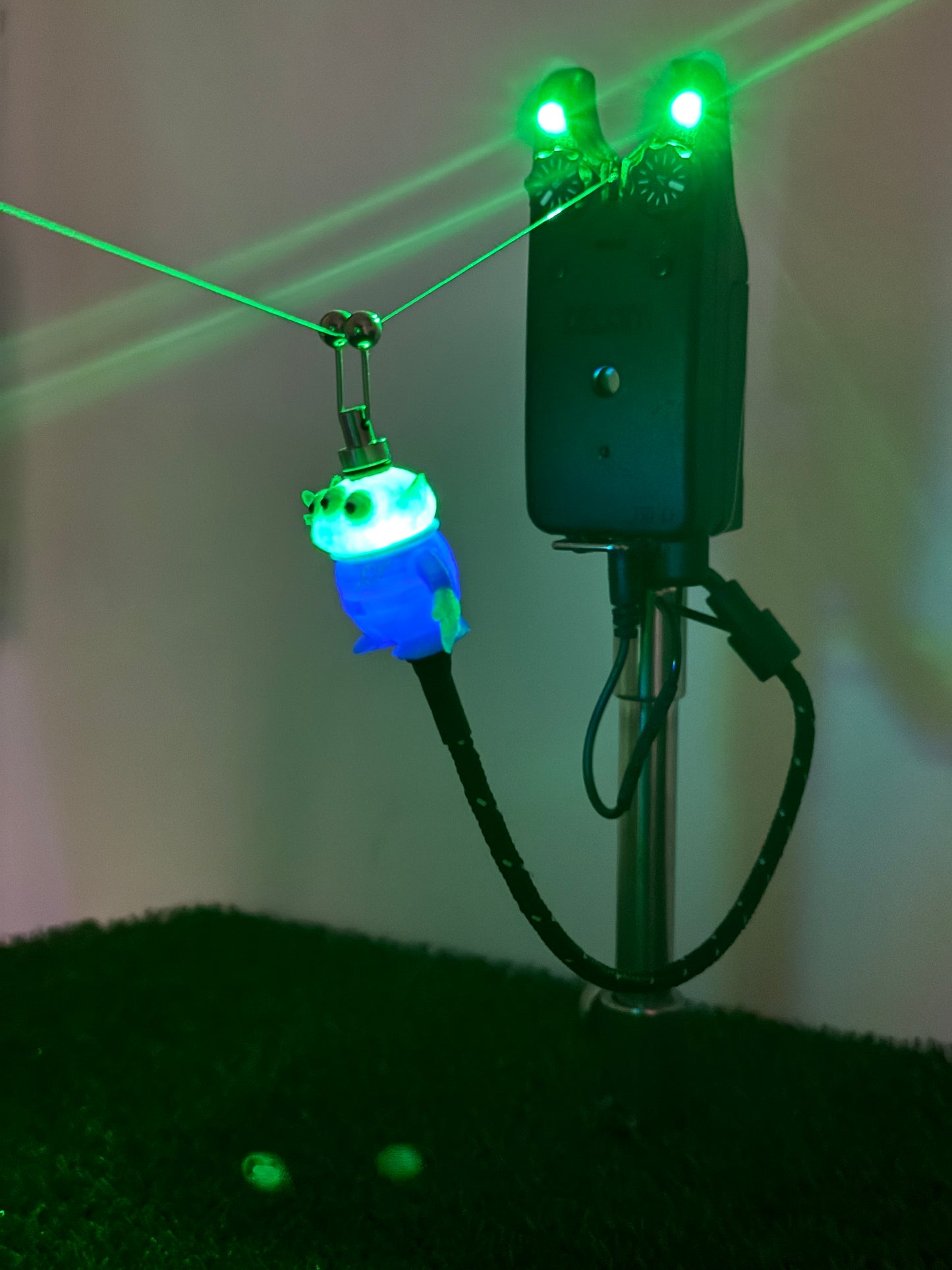 LED Powered Flashing Alien Carp Fishing Bobbins
