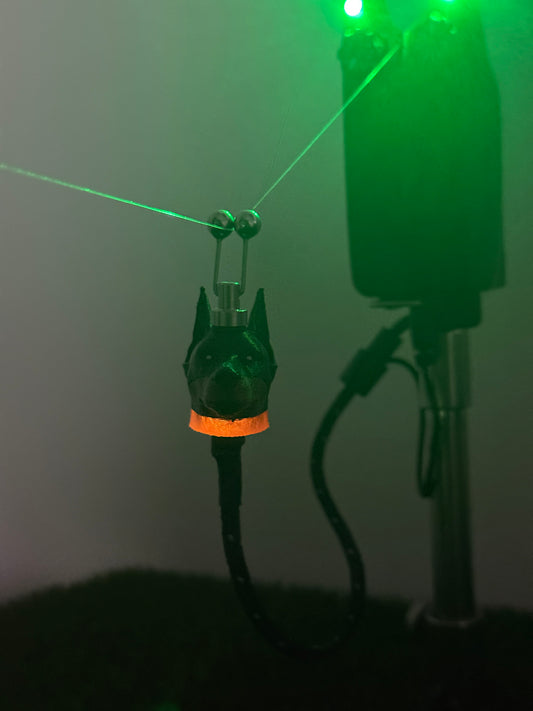 LED Powered Doberman Custom Carp Fishing Bobbin