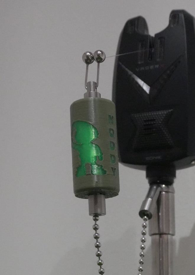 Glow In The Dark Custom Carpy Green Noddy Carp Fishing Bobbin
