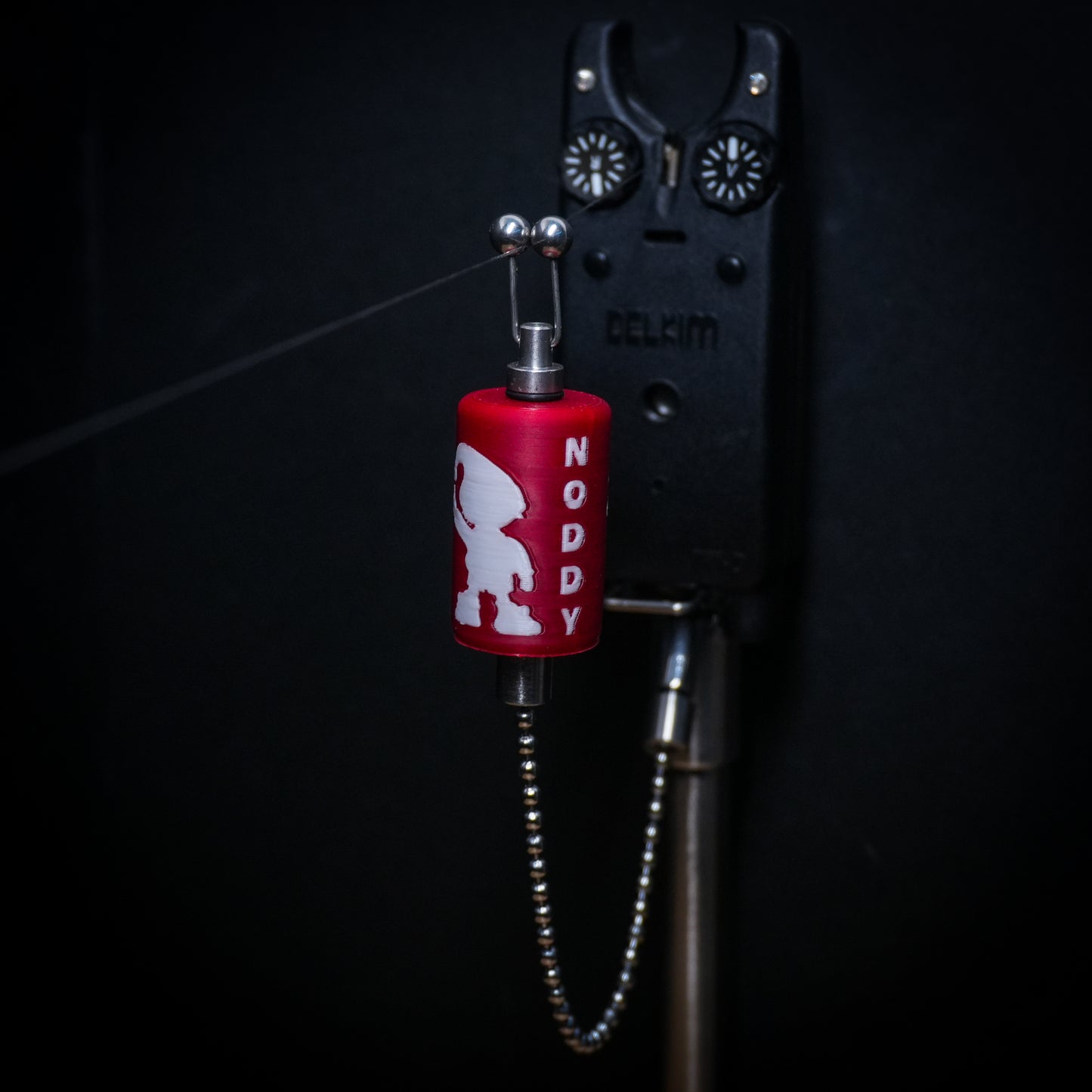 Custom Red Noddy Carp Fishing Bobbin