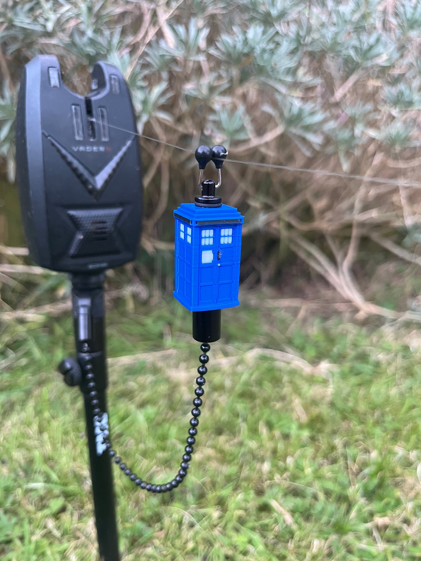 Custom Tardis Carp Fishing Bobbins Metal Clips Bite Indicators