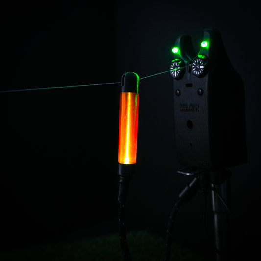 Amber GlowStickz LED Powered Custom Carp Fishing Bobbins