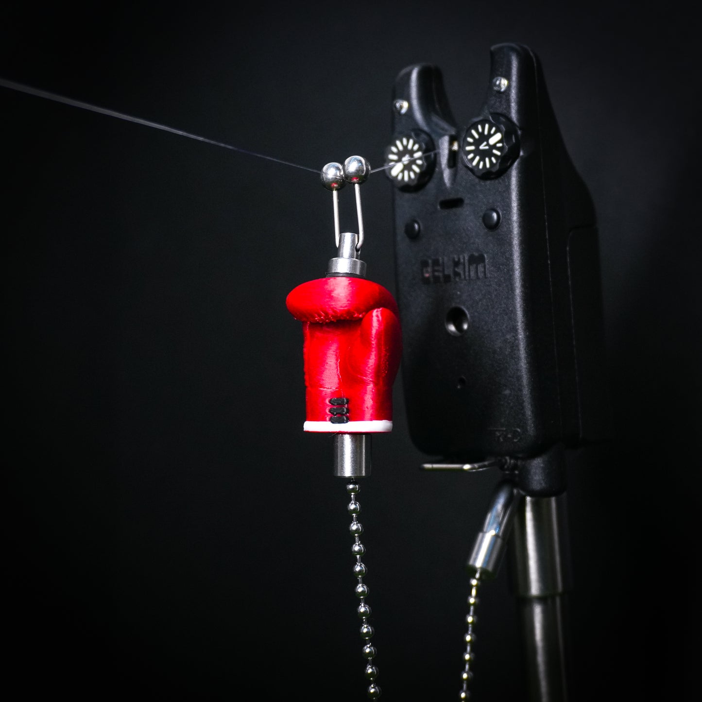 Custom Boxing Glove Carp Fishing Bobbins Metal Clips Bite Indicators