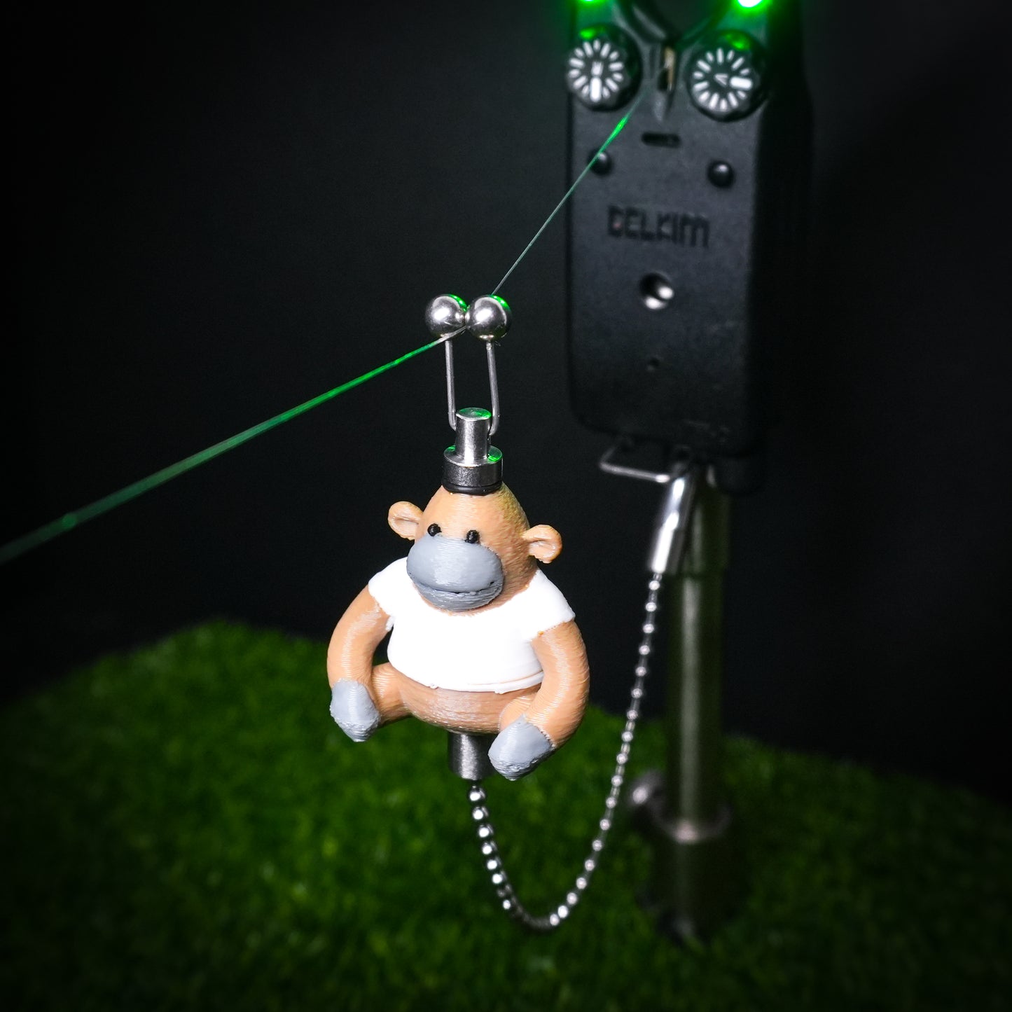 Custom PG TIps Monkey Carp Fishing Bobbins Stainless Steel Bite Indicators