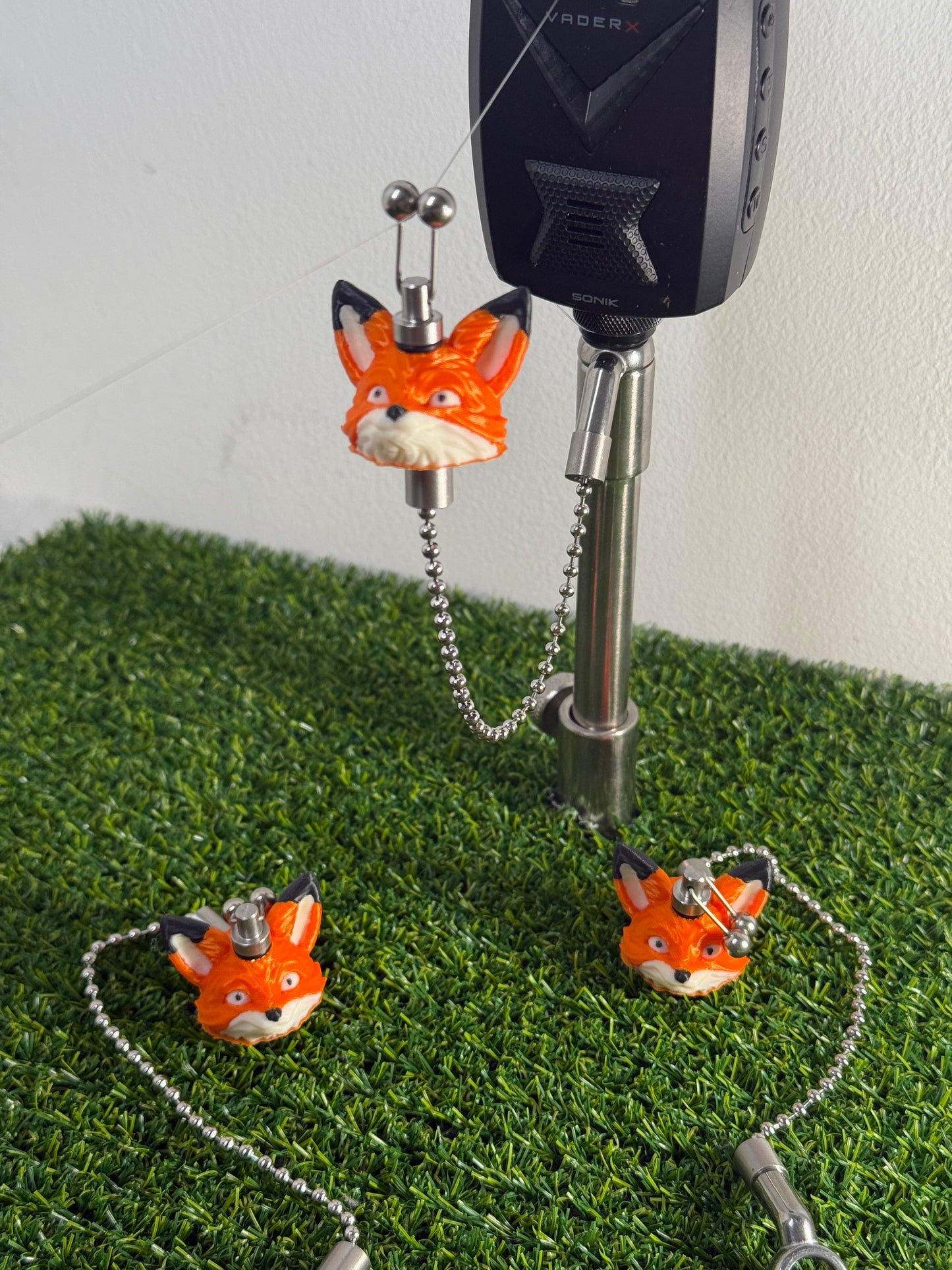 Custom Fox Carp Fishing Bobbins Metal Clips Bite Indicators