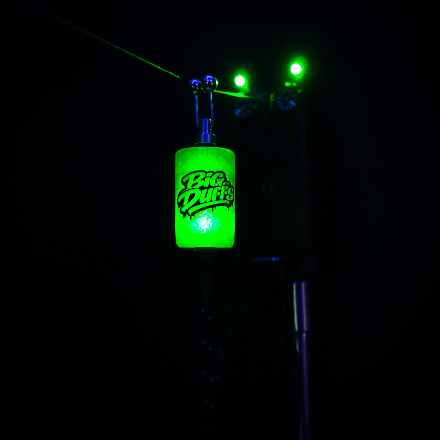 LED Illuminated Green & Black Big Duffs Collaboration Special Edition Bobbins