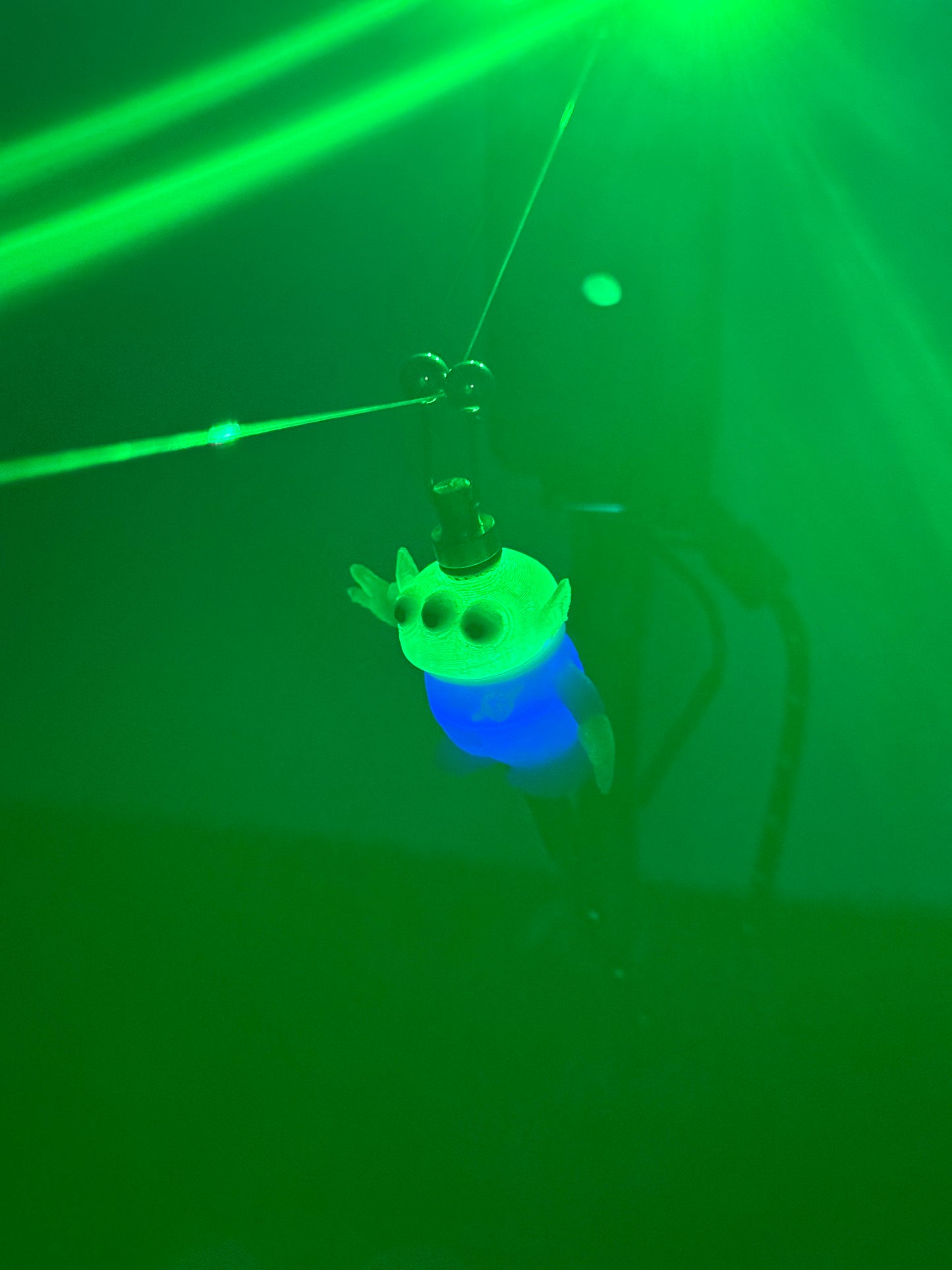 LED Powered Flashing Alien Carp Fishing Bobbins
