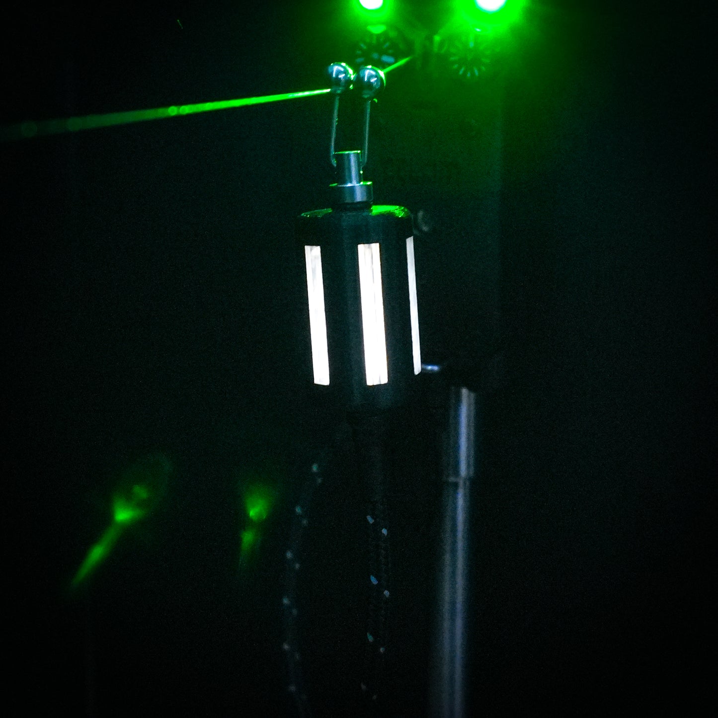 White Lanternz LED Powered Custom Carp Fishing Bobbin