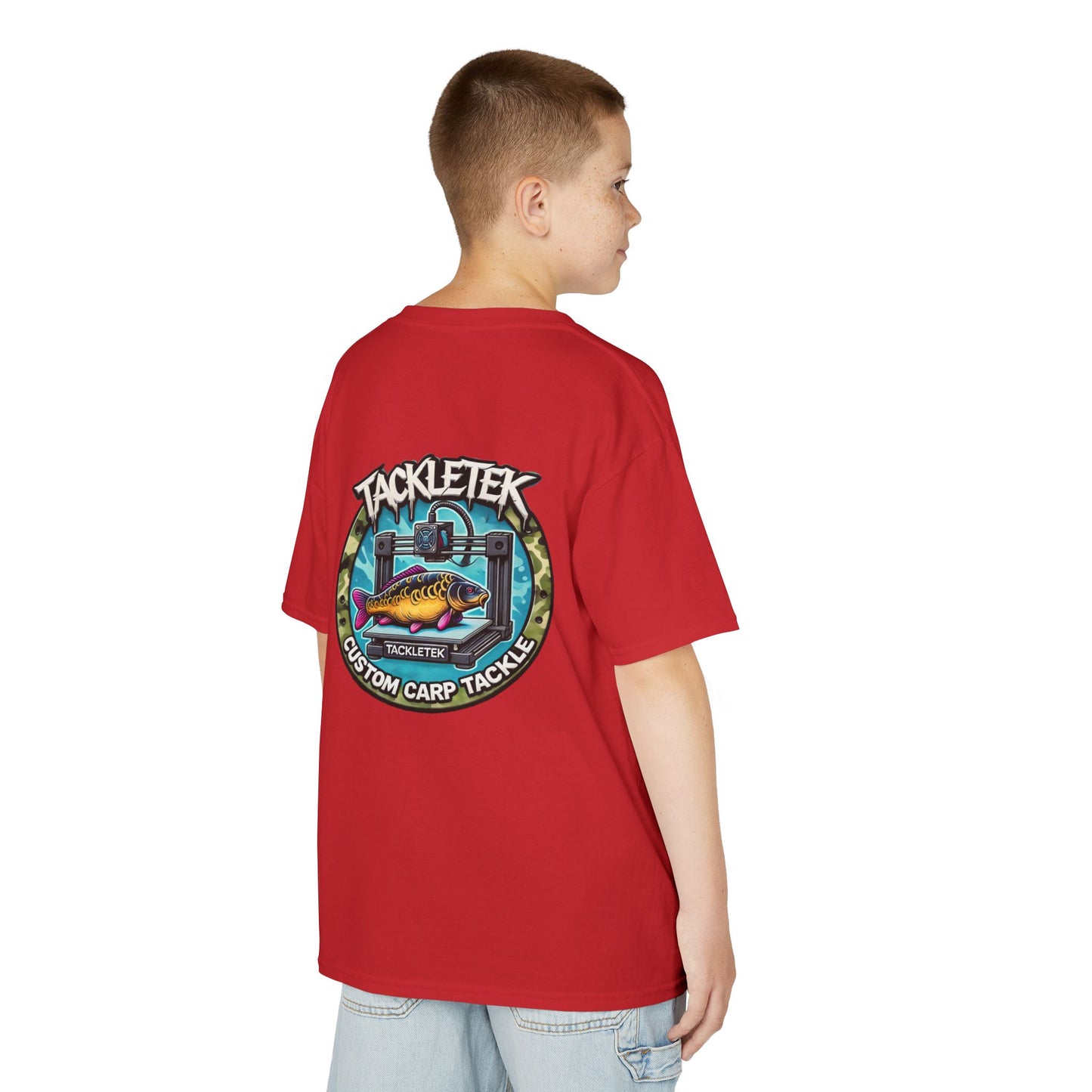 TACKLETEK KIDS 3D PRINTED CARP SHIRT