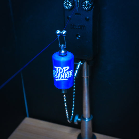 Custom Blue Top Blanker Carp Fishing Bobbin