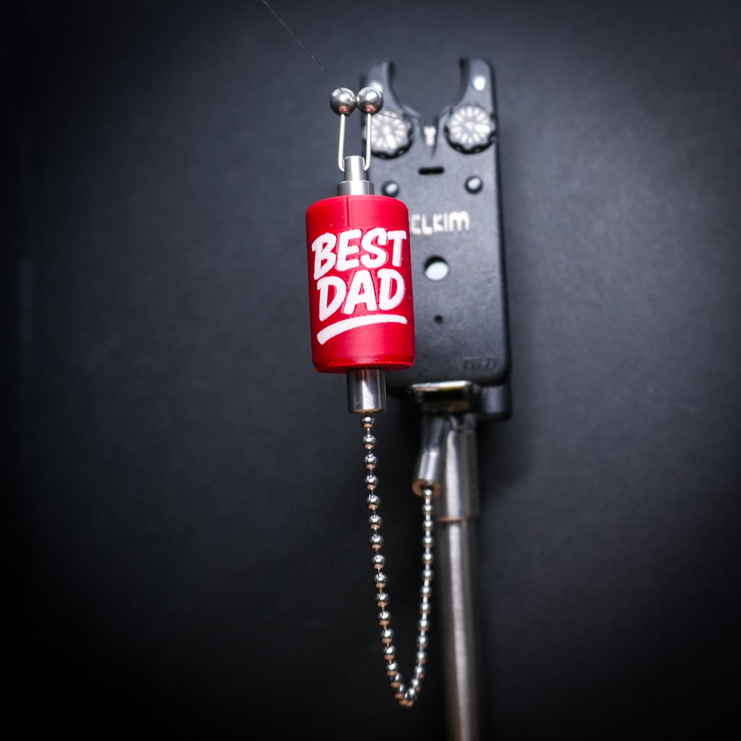 Custom Best Dad Red Carp Stainless Steel Carp Fishing Bobbins