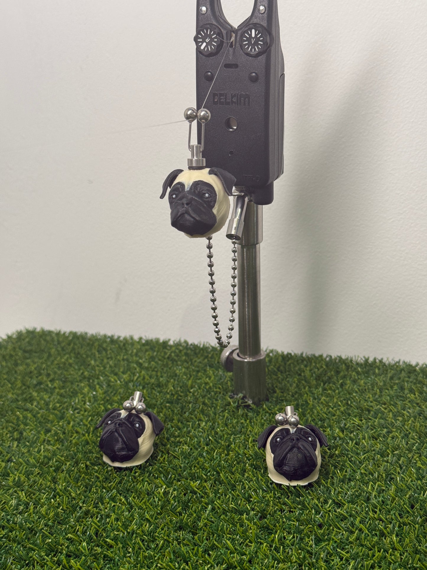 Custom Pug Carp Fishing Bobbins Metal Clips Bite Indicators