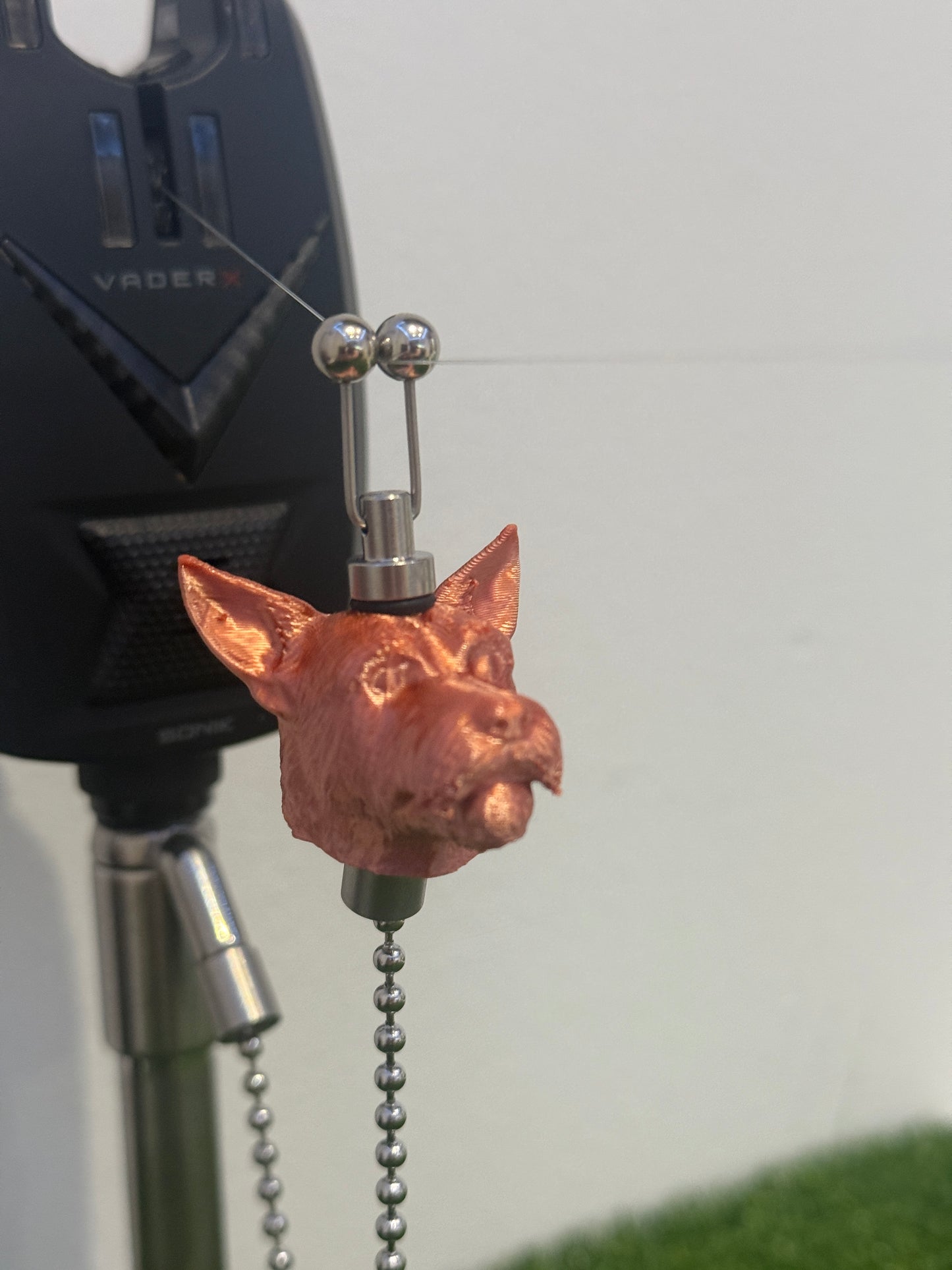 Custom Jack Russell Carp Fishing Bobbins Metal Clips Bite Indicators