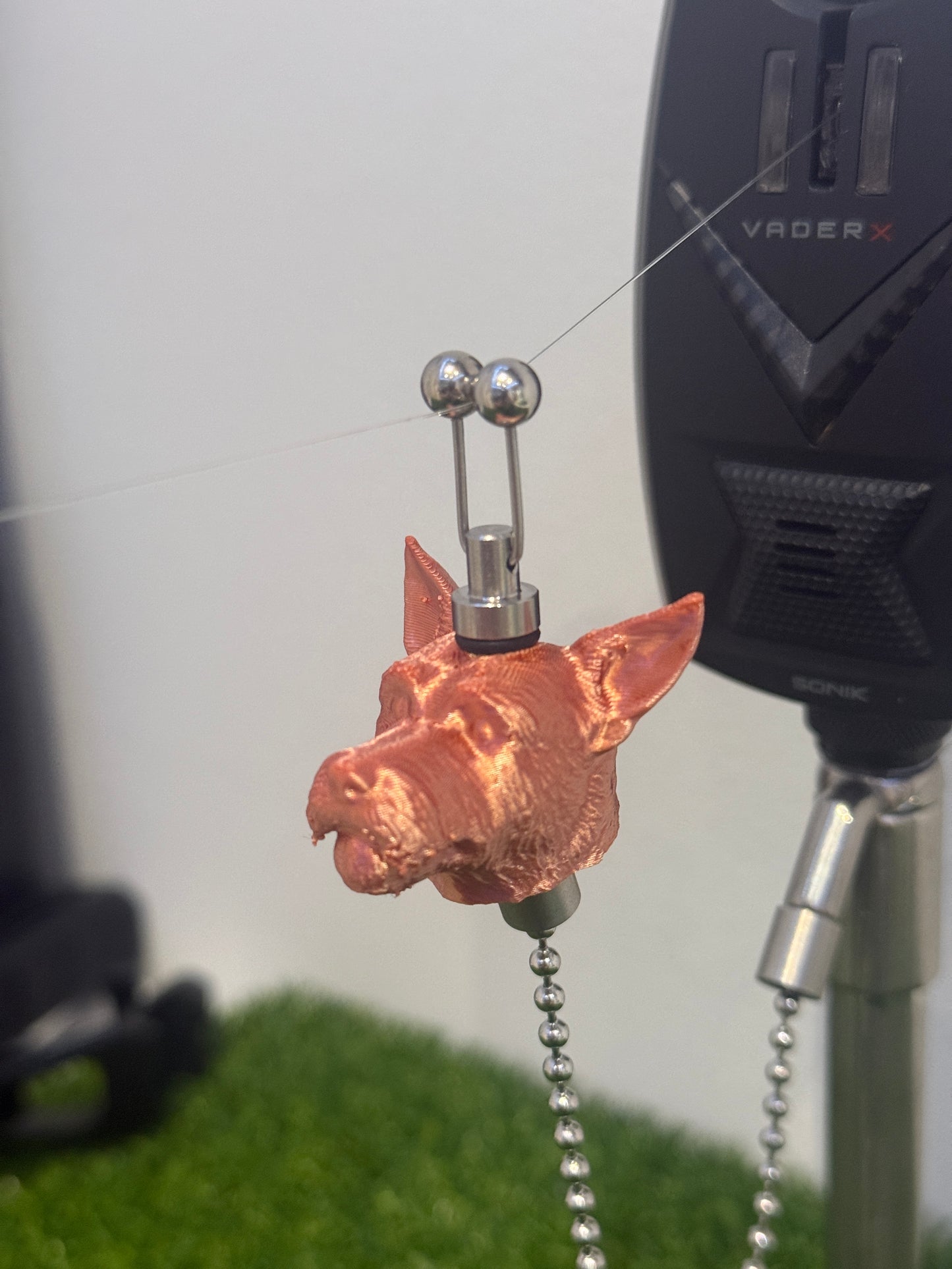 Custom Jack Russell Carp Fishing Bobbins Metal Clips Bite Indicators