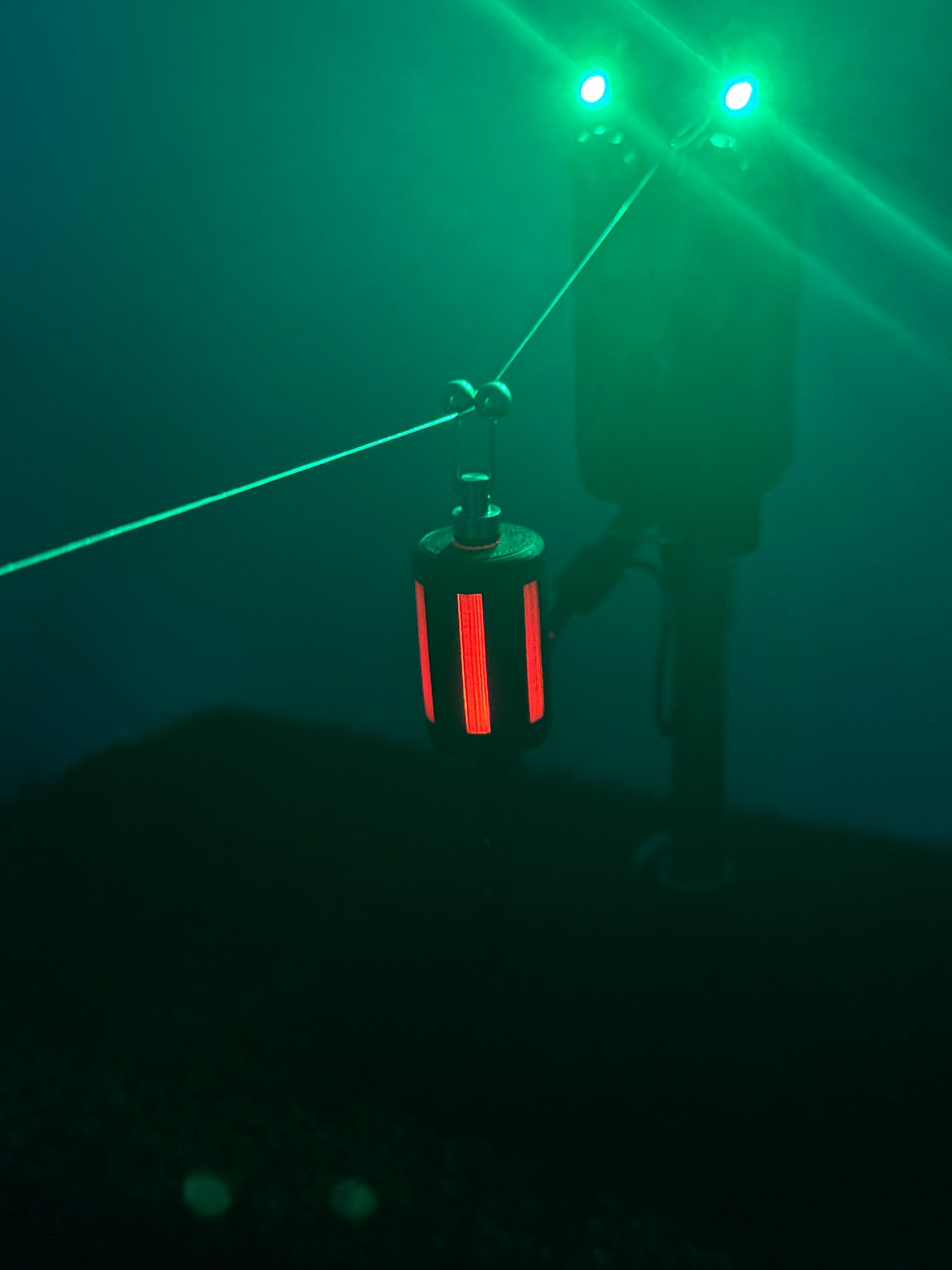 Red Lanternz LED Powered Custom Carp Fishing Bobbins