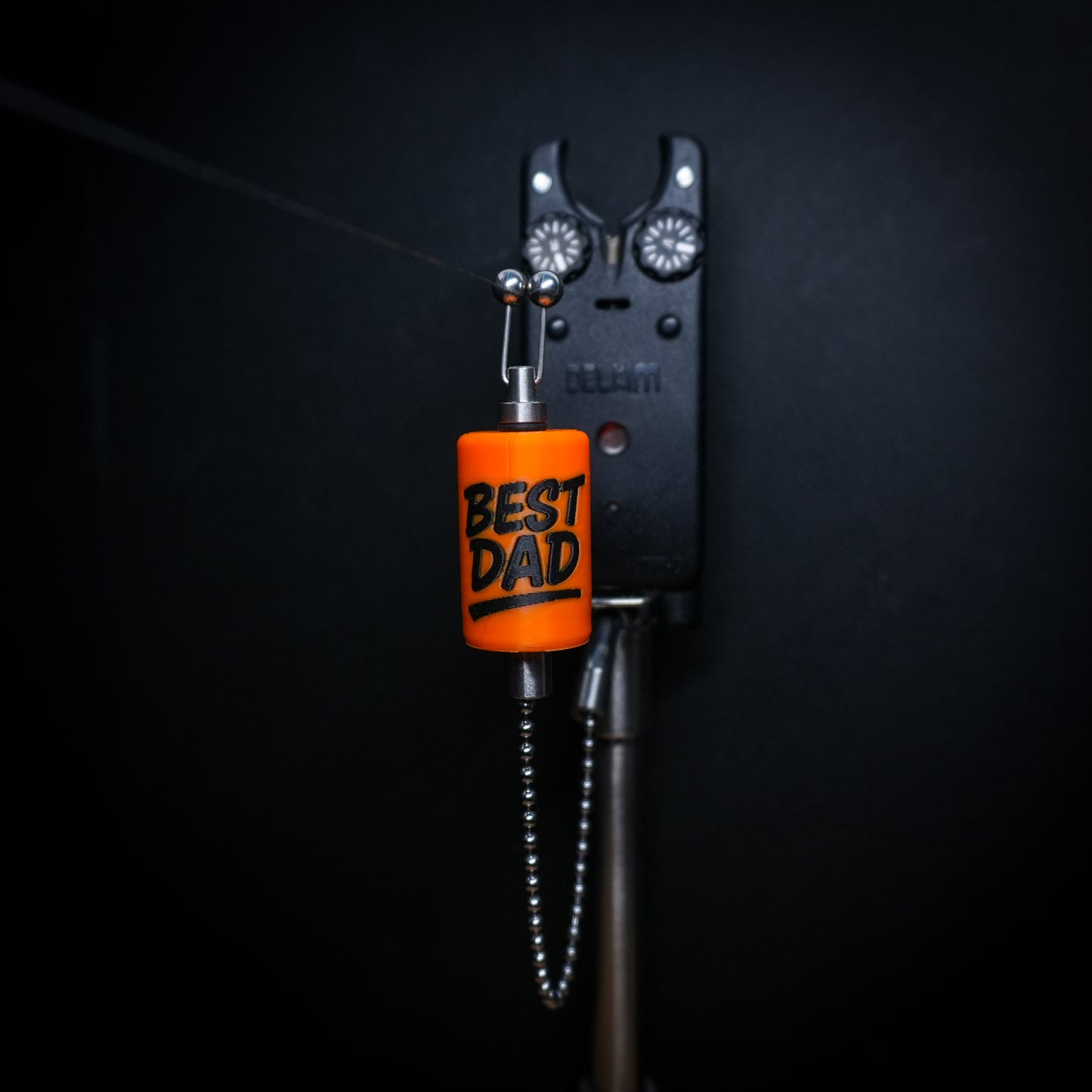Custom Best Dad Orange Carp Stainless Steel Carp Fishing Bobbins
