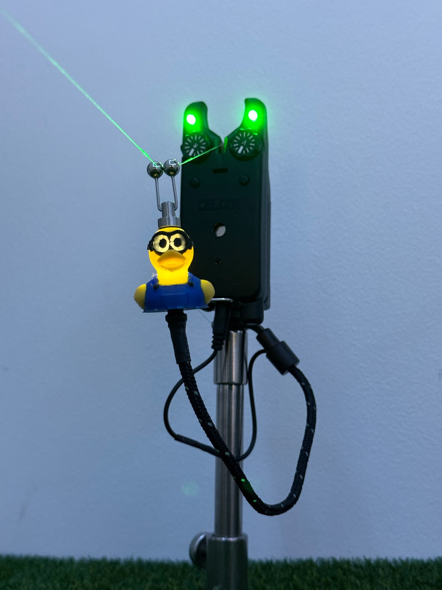 LED Powered Flashing Minion Rubber Ducky Carp Fishing Bobbins