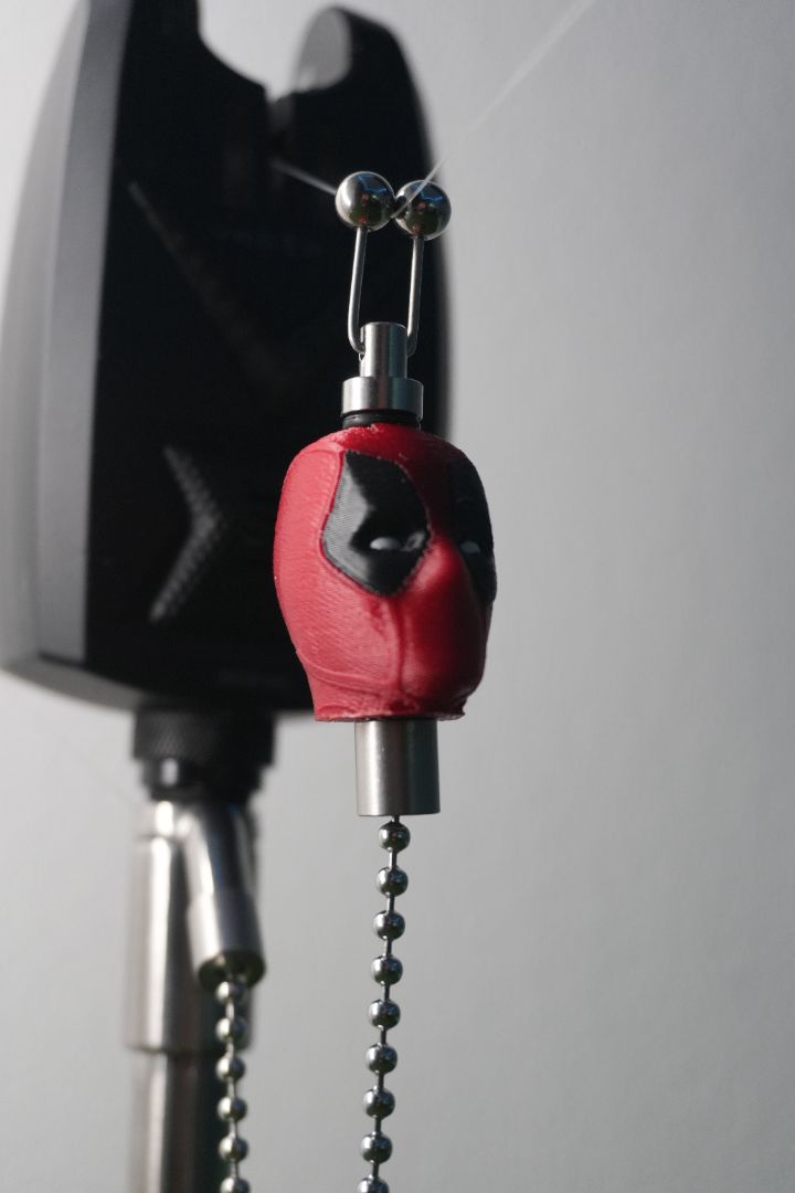 Custom Deadpool Carp Fishing Bobbins Stainless Steel Bite Indicators