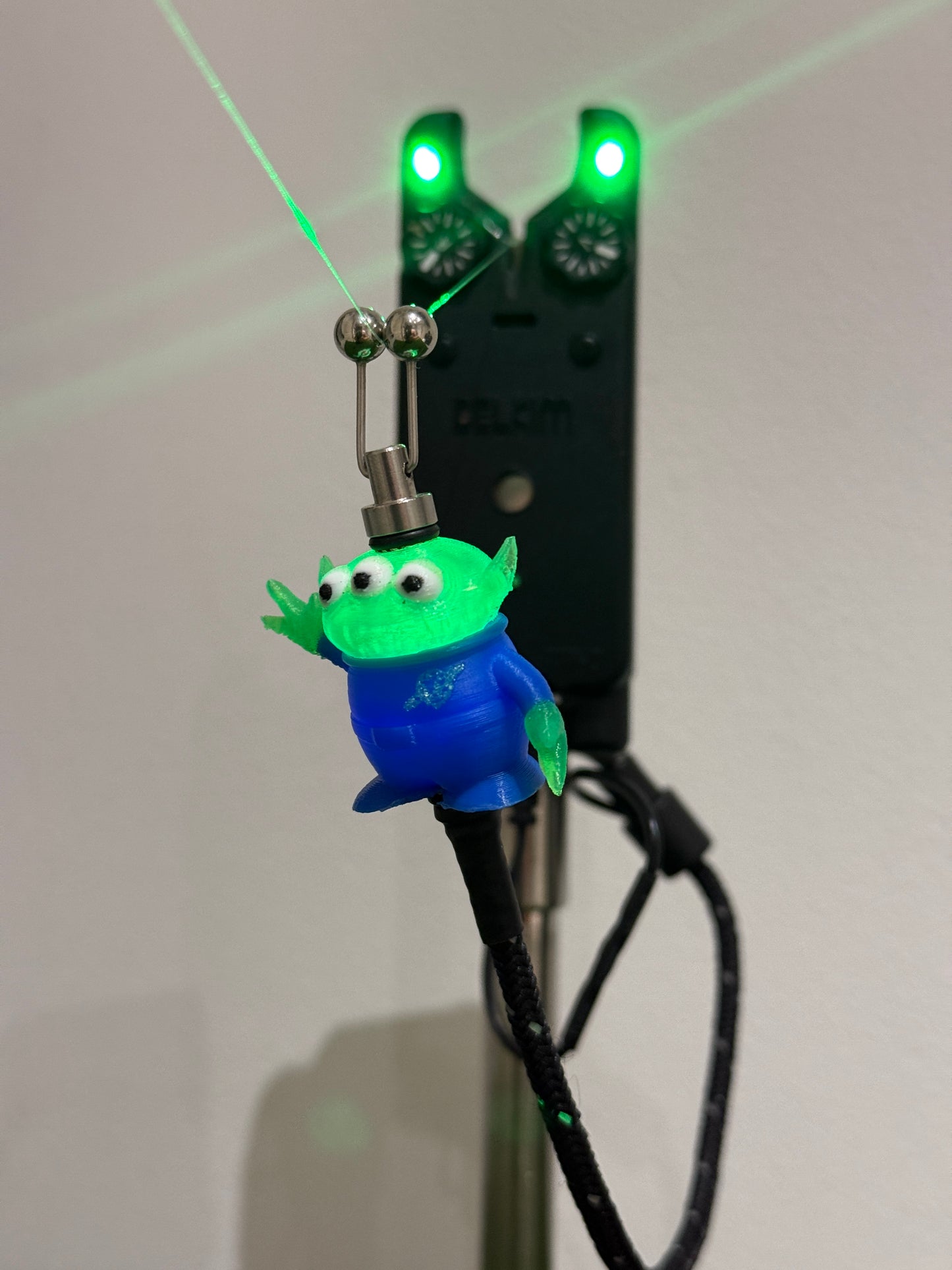 LED Powered Flashing Alien Carp Fishing Bobbins