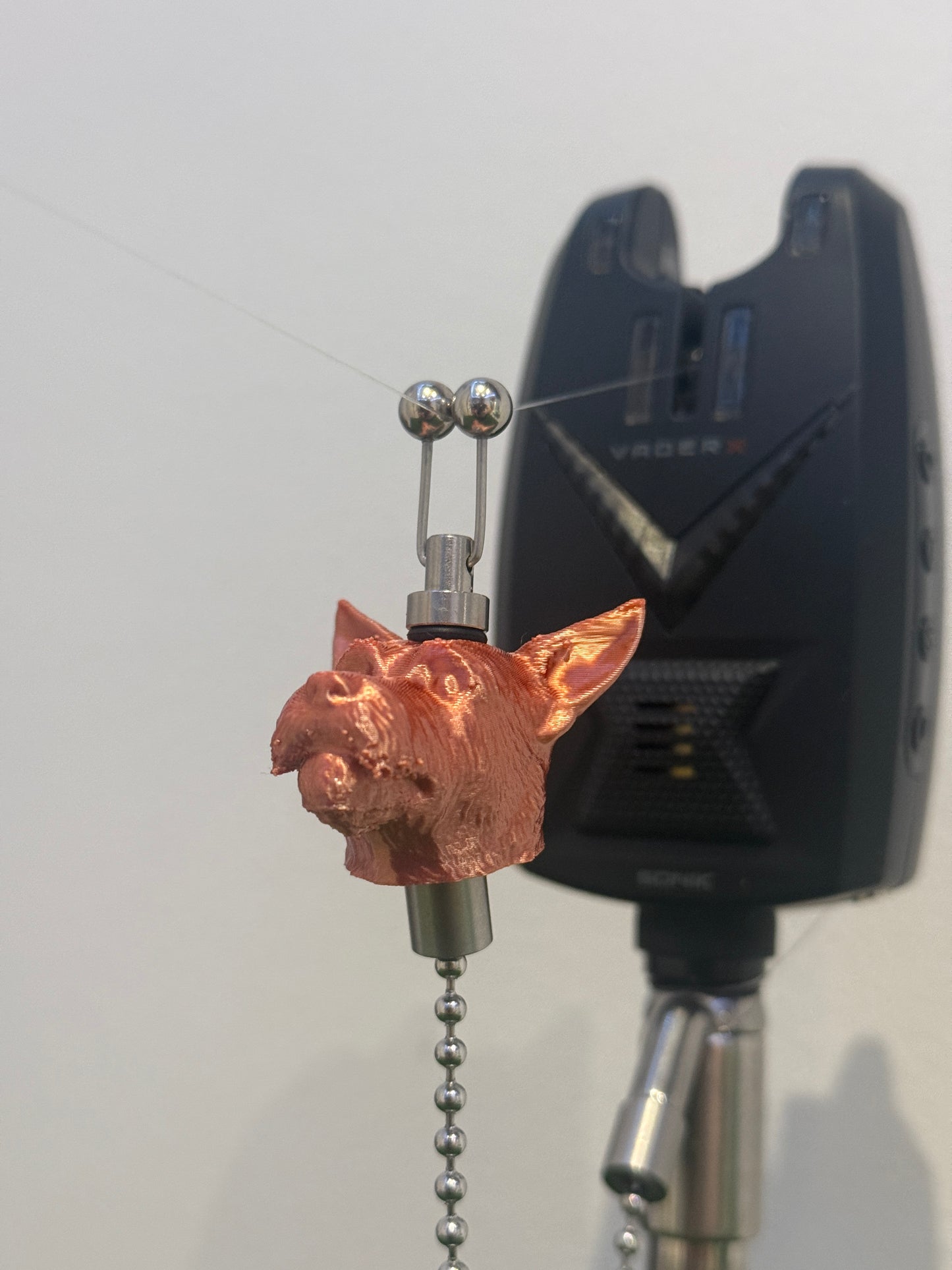 Custom Jack Russell Carp Fishing Bobbins Metal Clips Bite Indicators