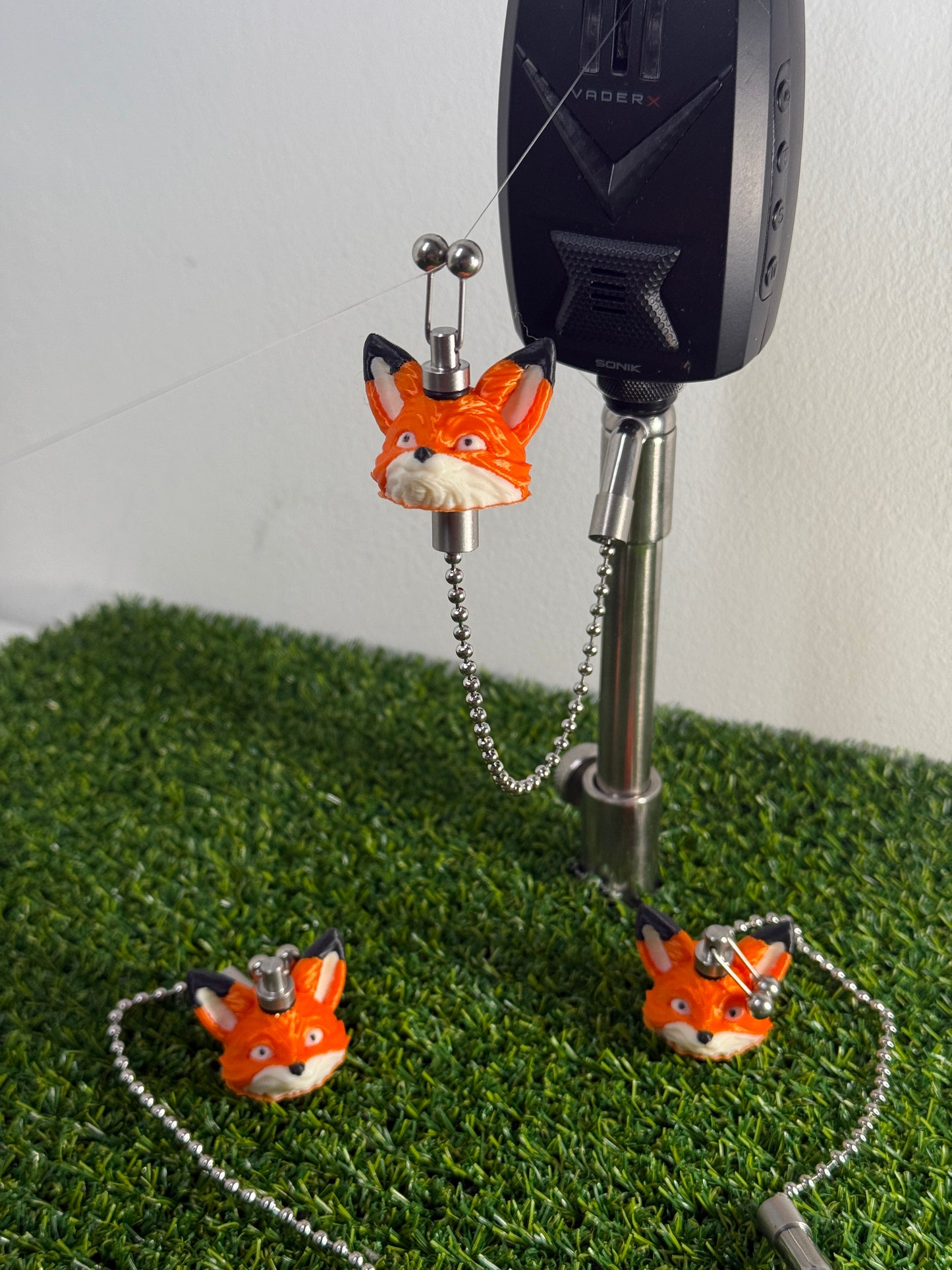 Custom Fox Carp Fishing Bobbins Metal Clips Bite Indicators