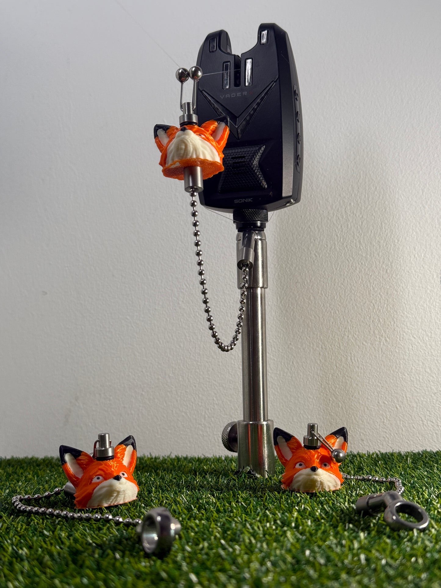 Custom Fox Carp Fishing Bobbins Metal Clips Bite Indicators