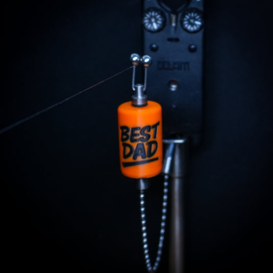 Custom Best Dad Orange Carp Stainless Steel Carp Fishing Bobbins