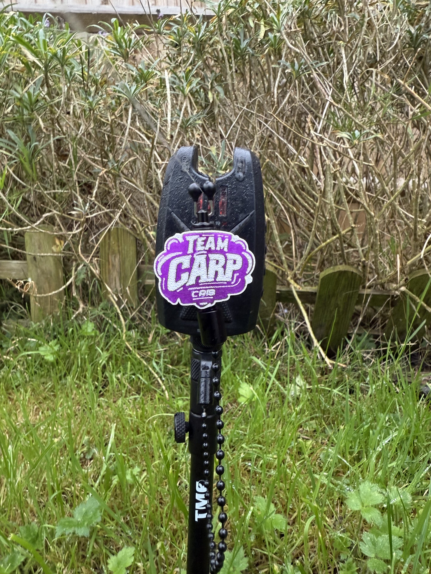 Team Carp Crib Purple Carp Fishing Bobbins Metal Clips Bite Indicators