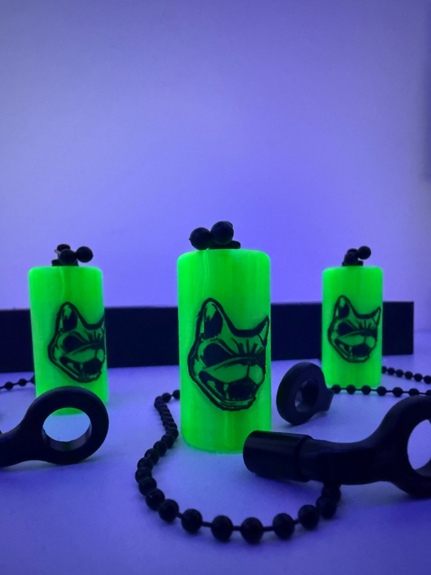 Glow In The Dark Custom Download Dog Carp Fishing Bobbins Metal Clips Bite Indicators