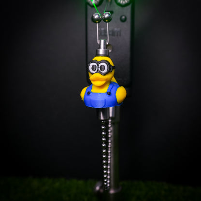 Custom Minion Rubber Ducks Carp Fishing Bobbins Metal Clips Bite Indicators