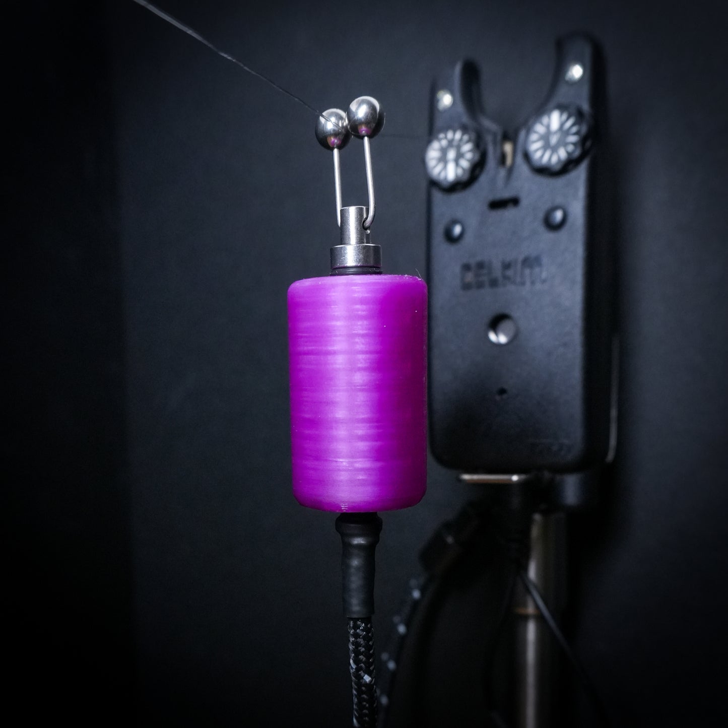 LED Powered Purple Custom Carp Fishing Bobbins