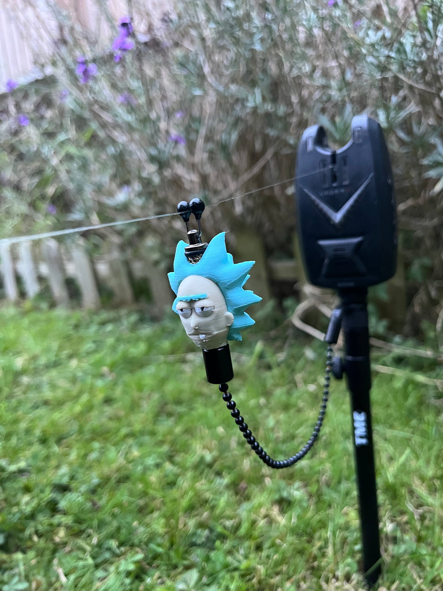 Custom Rick and Morty Carp Fishing Bobbins Metal Clips Bite Indicators