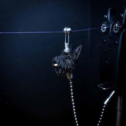 Custom Black Scottie Carp Fishing Bobbin
