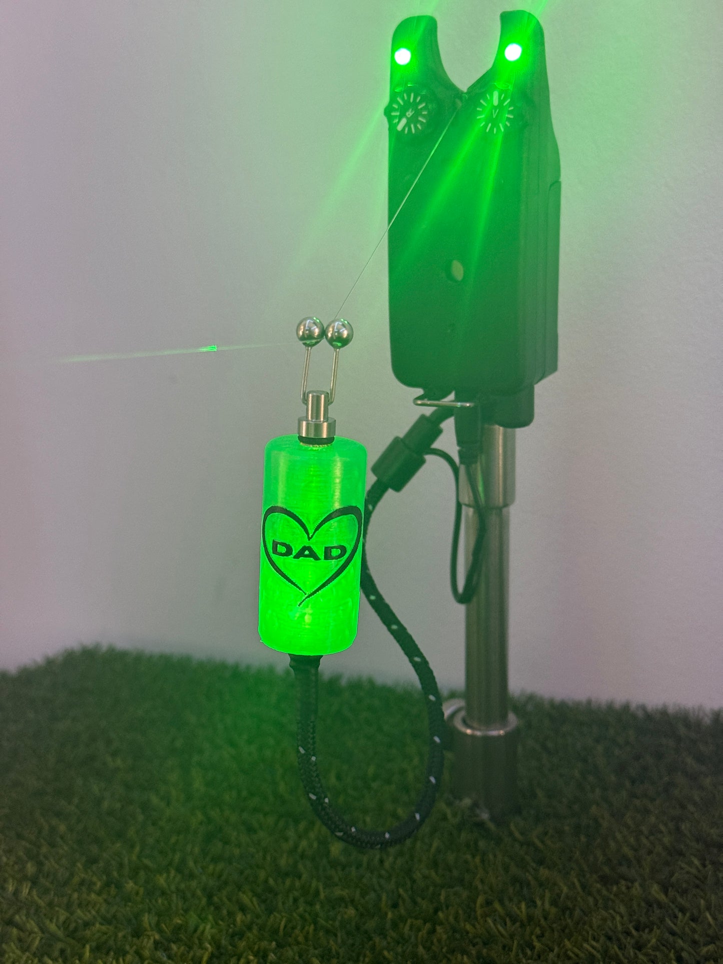LED Powered Dad Custom Carp Fishing Bobbins