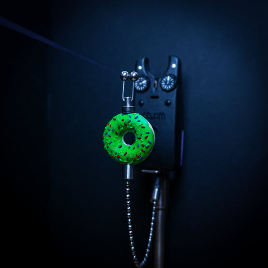 Custom Green Doughnut Carp Fishing Bobbin