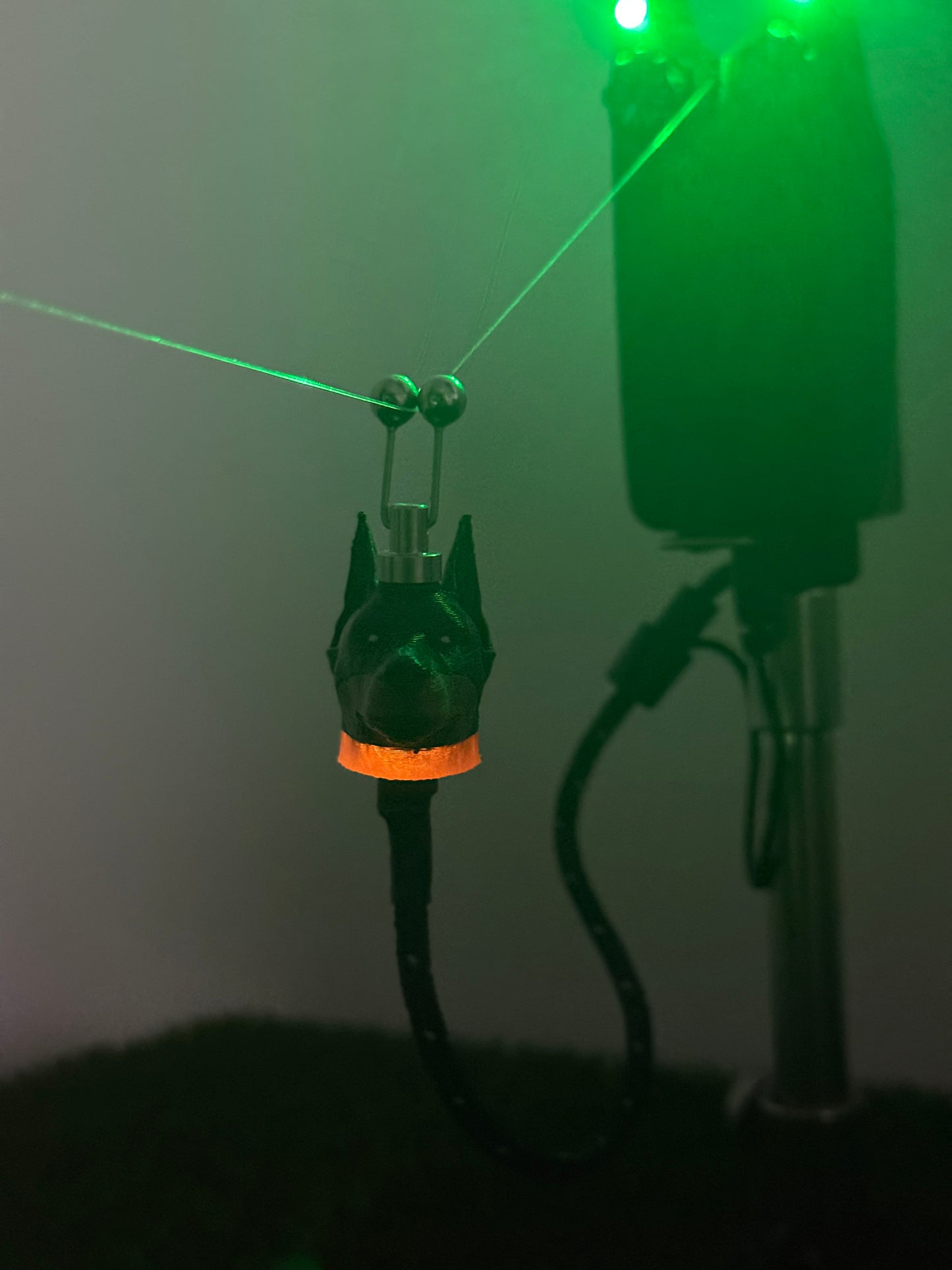 LED Powered Doberman Custom Carp Fishing Bobbins
