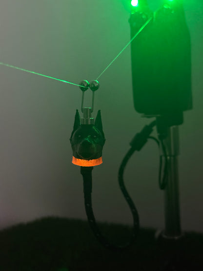 LED Powered Doberman Custom Carp Fishing Bobbins