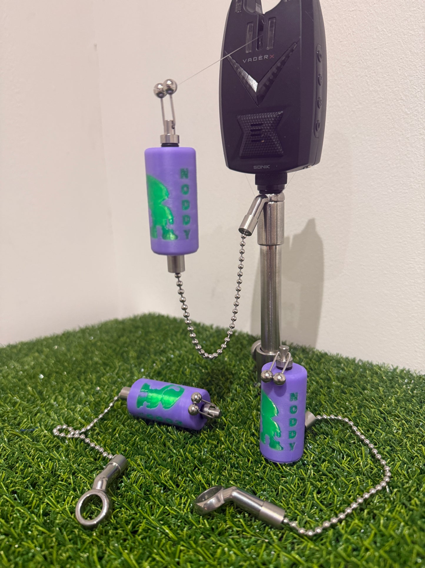 Glow In The Dark Custom Purple Noddy Carp Stainless Steel Carp Fishing Bobbins