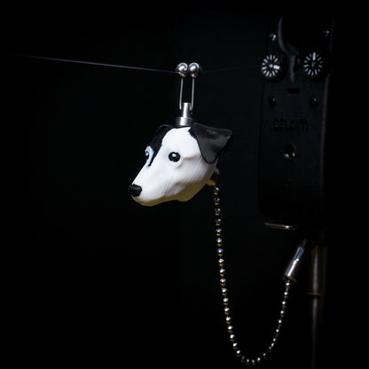 Jack Russell Black and White Carp Fishing Bobbin