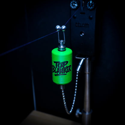 Custom Green Top Blanker Carp Fishing Bobbin
