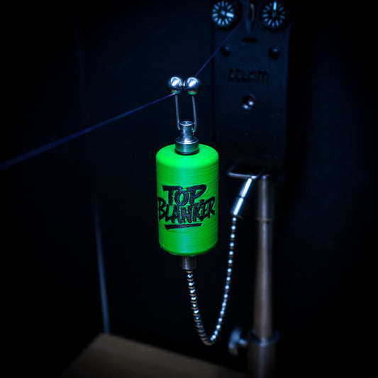 Custom Green Top Blanker Carp Fishing Bobbin