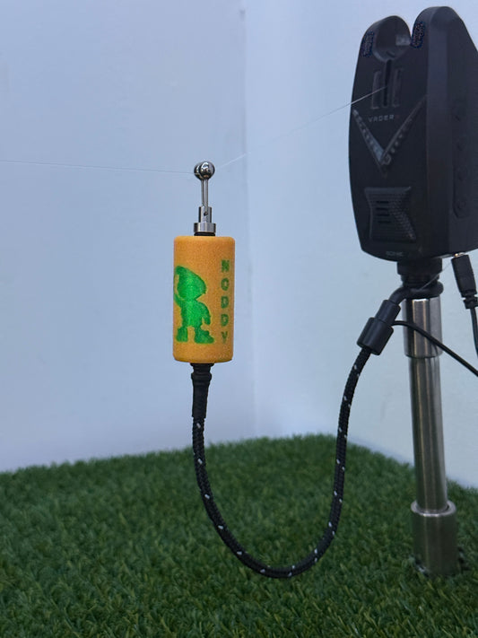 LED Powered Flashing Yellow Noddy Carp Fishing Bobbin