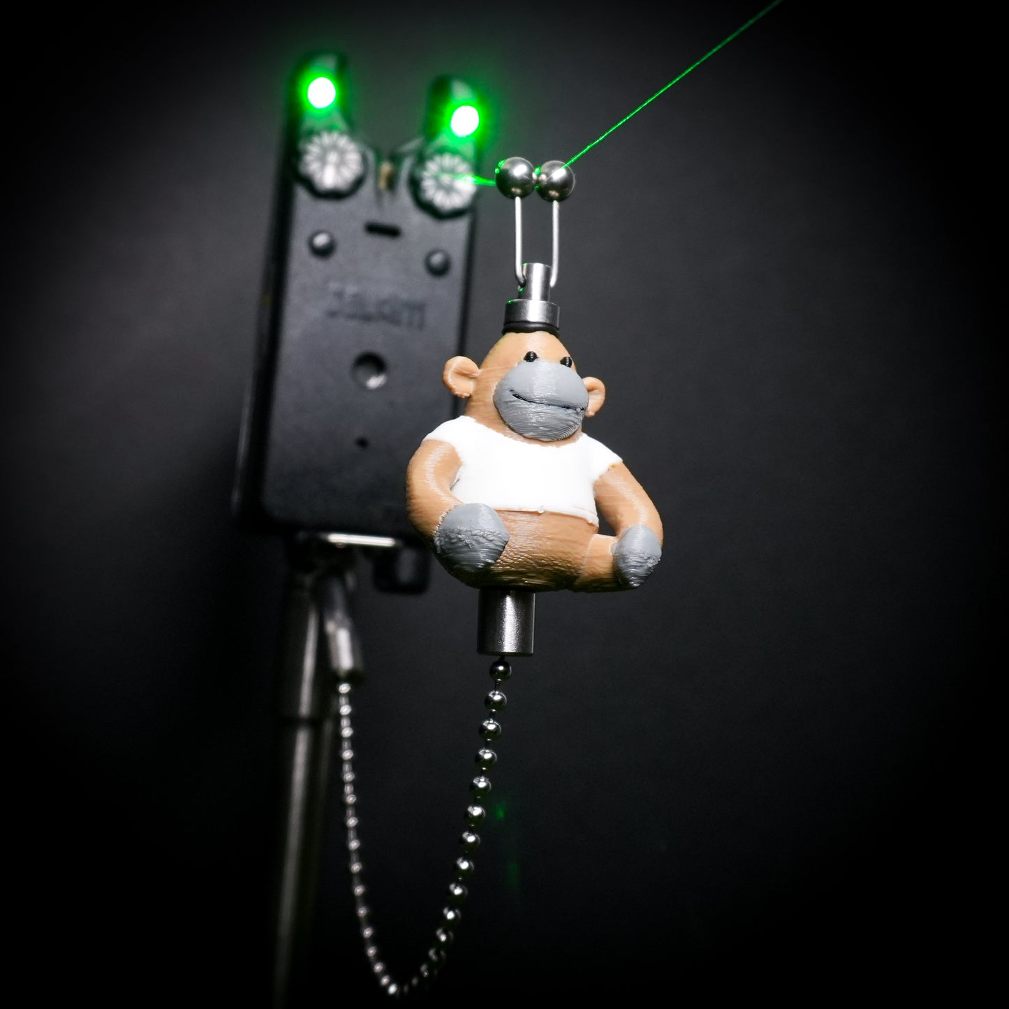 Custom PG TIps Monkey Carp Fishing Bobbins Stainless Steel Bite Indicators