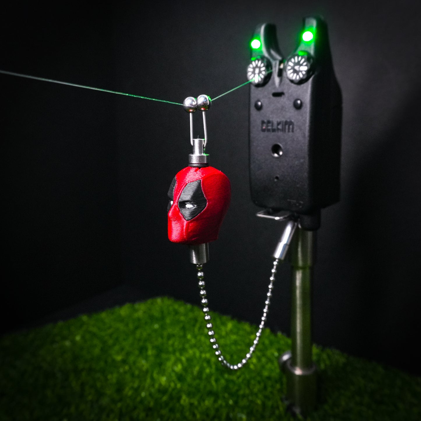 Custom Deadpool Carp Fishing Bobbins Stainless Steel Bite Indicators