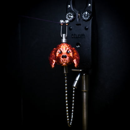 Custom Labradoodle Red/Copper Carp Fishing Bobbin