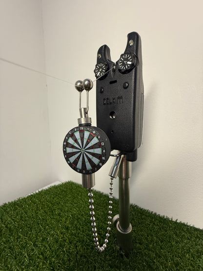 Custom Dart Board Carp Fishing Bobbins Metal Clips Bite Indicators