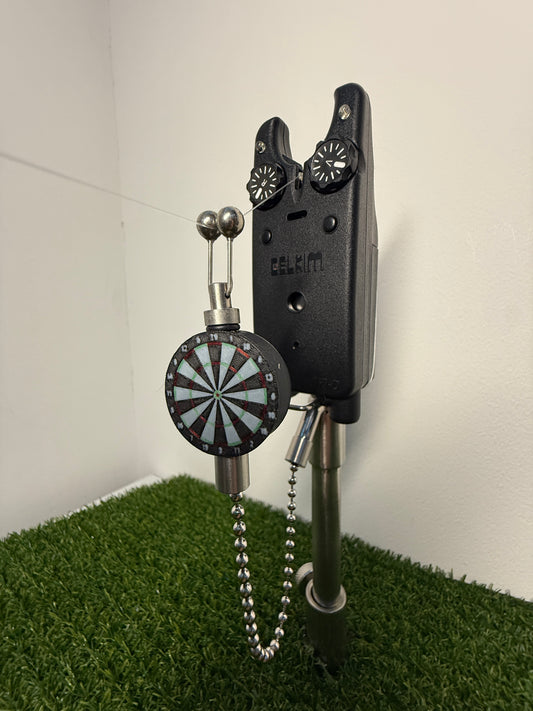 Custom Dart Board Carp Fishing Bobbins Metal Clips Bite Indicators