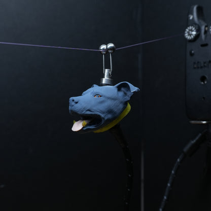 LED Powered Blue Staffy Custom Carp Fishing Bobbin
